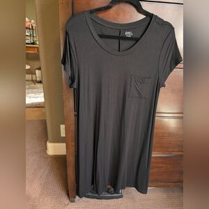 Market & Spruce Classic Black Midi Dress